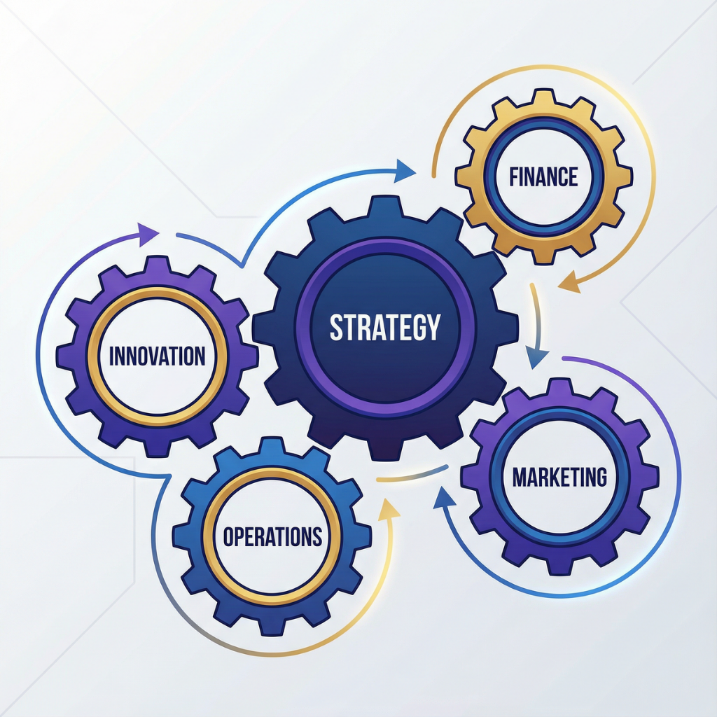 Five core business systems working together